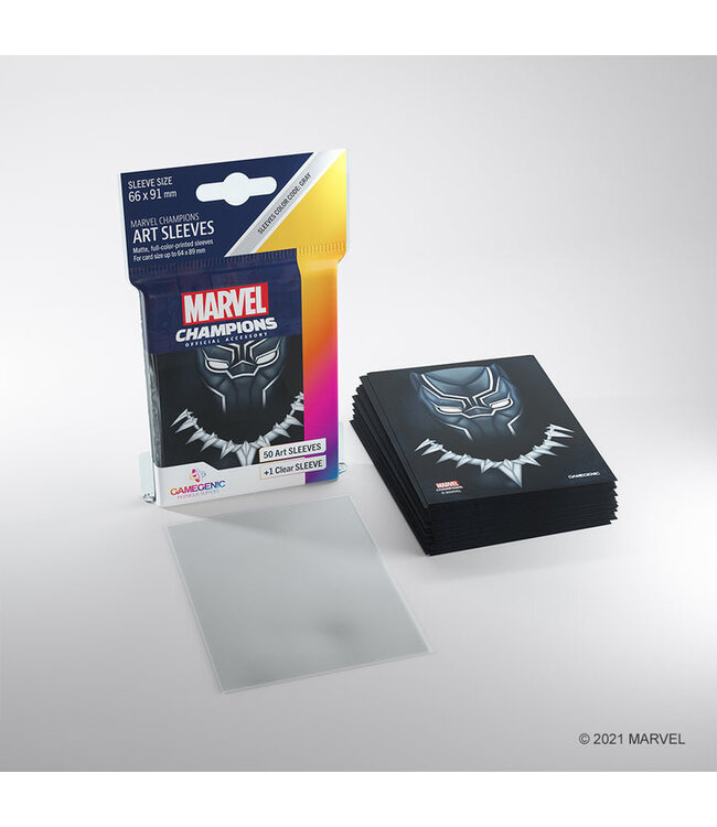 Marvel Champions - Sleeves: Black Panther (50 stuks) - Accessoires