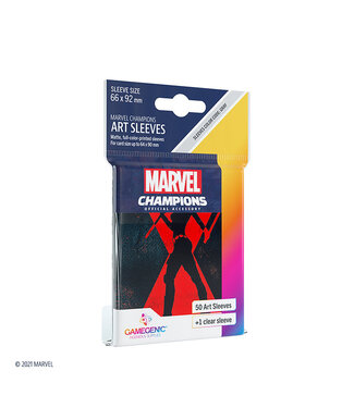 Gamegenic Marvel Champions - Sleeves: Black Widow (50 Stück)