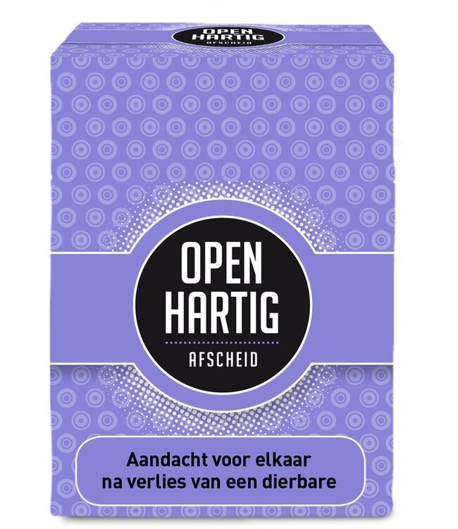 Openhartig: Afscheid (NL) - Card game