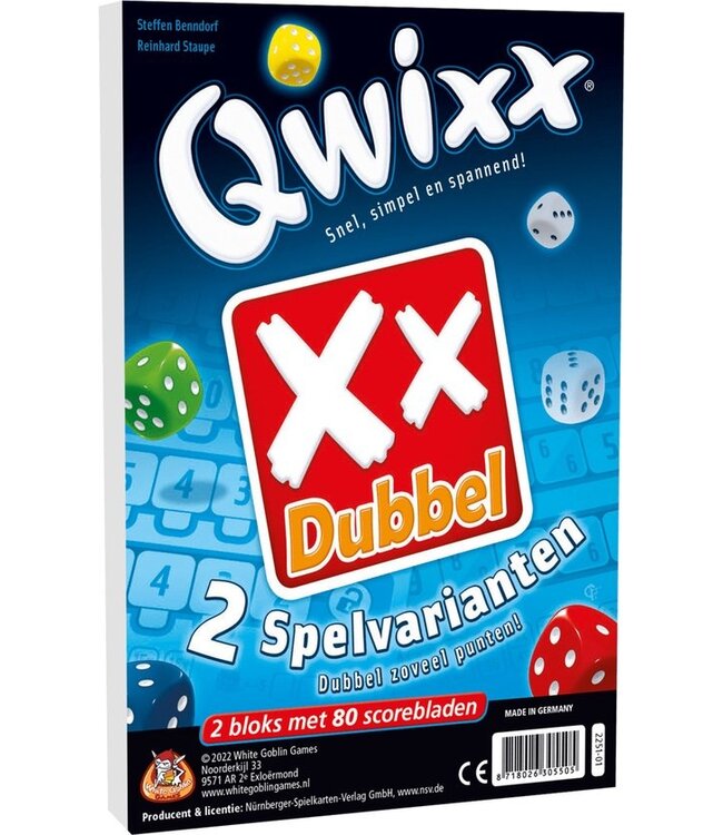 Qwixx: XX Dubbel (NL) - Dobbelspel