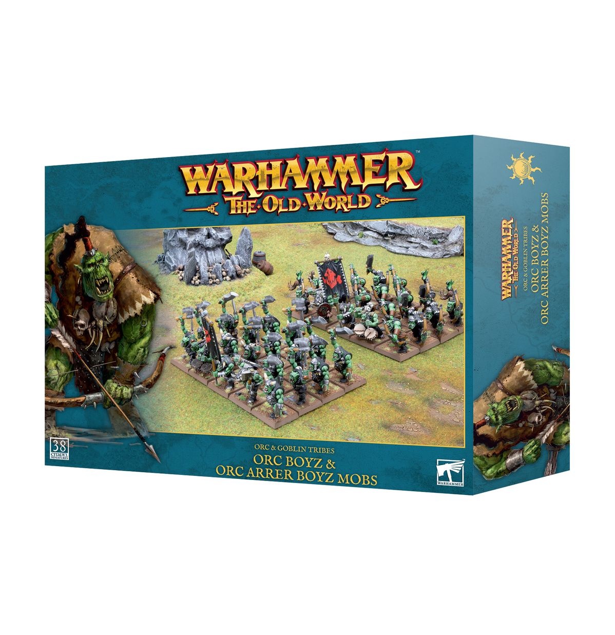 Citadel Miniatures Orc & Goblin Tribes: Orc Boyz & Orc Arrer Boyz Mobs