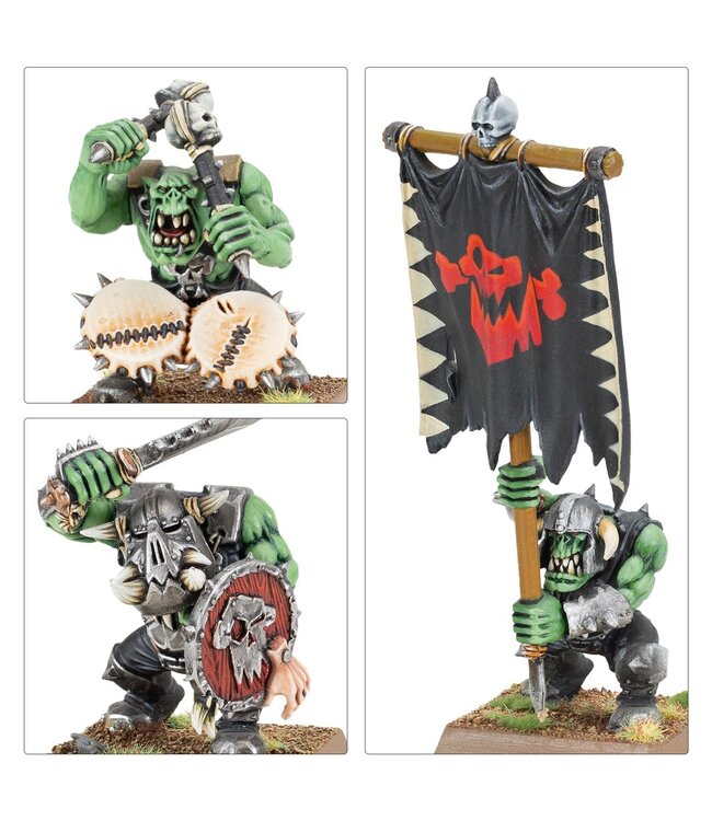 Warhammer The Old World - Orc & Goblin Tribes: Orc Boyz & Orc Arrer Boyz Mobs