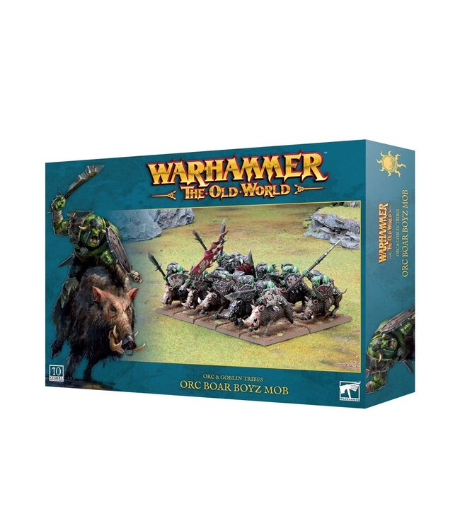 Citadel Miniatures Orc & Goblin Tribes: Orc Boar Boyz Mob