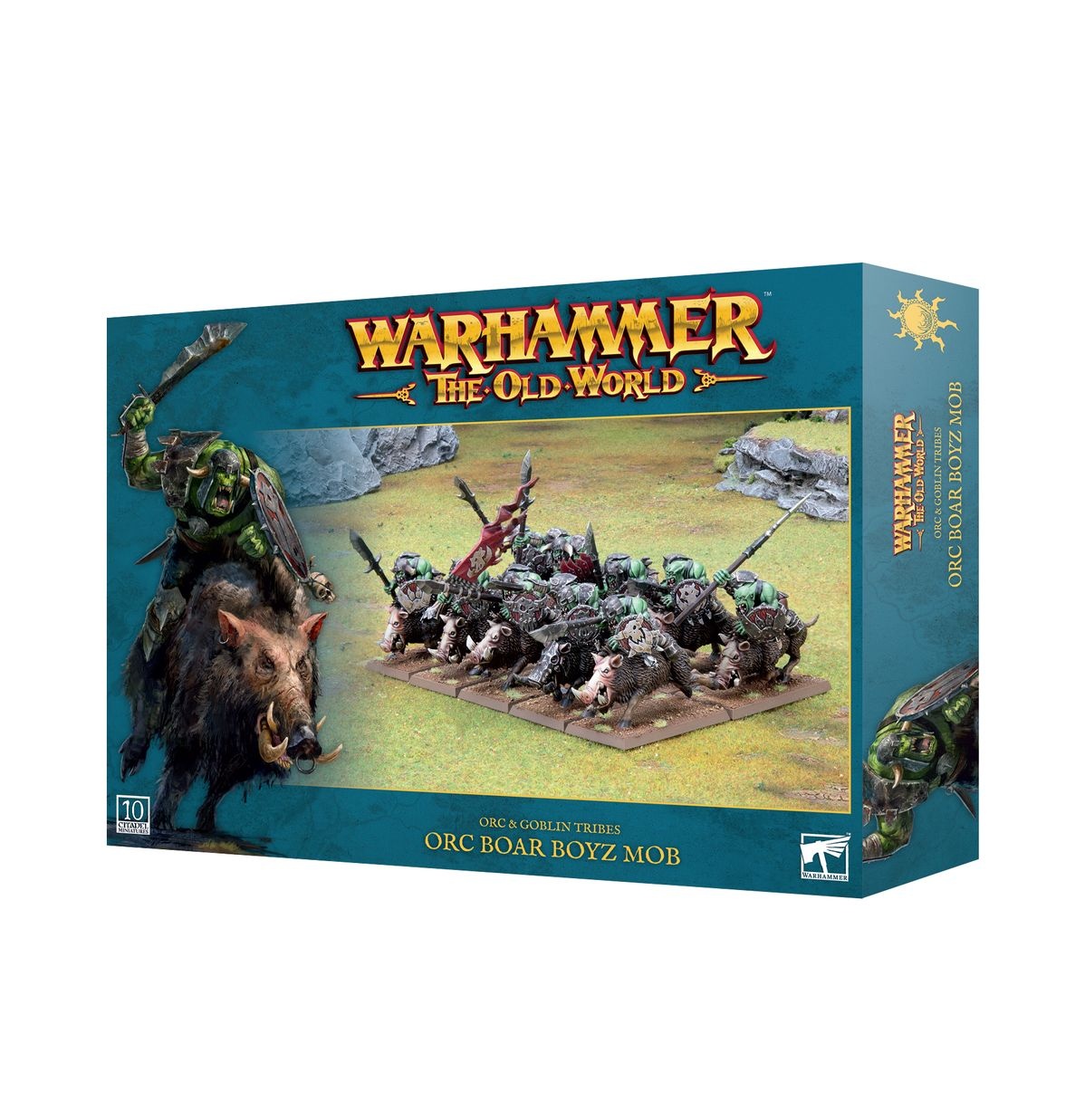 Citadel Miniatures Orc &amp; Goblin Tribes: Orc Boar Boyz Mob afbeelding