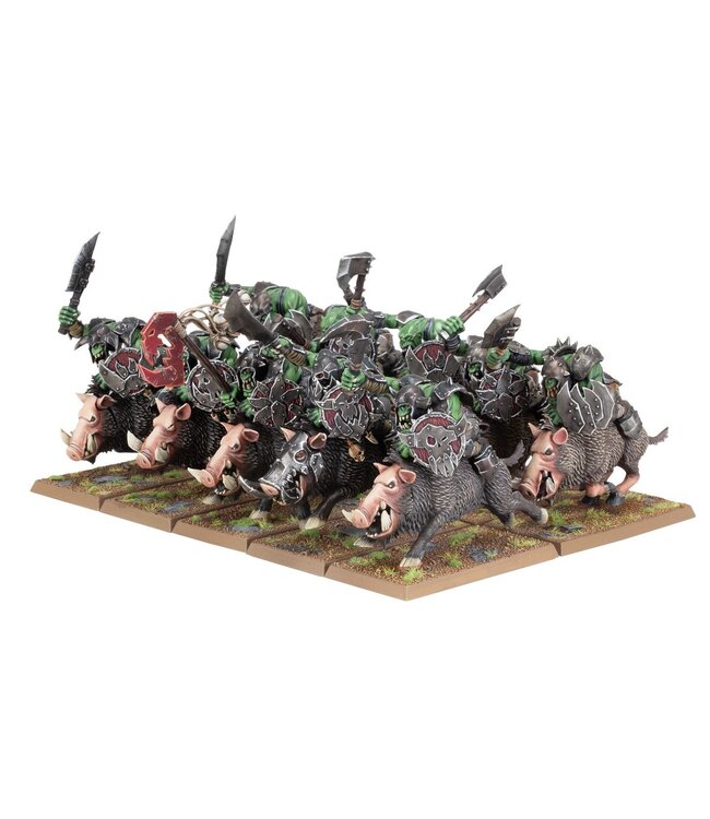 Warhammer The Old World - Orc & Goblin Tribes: Orc Boar Boyz Mob