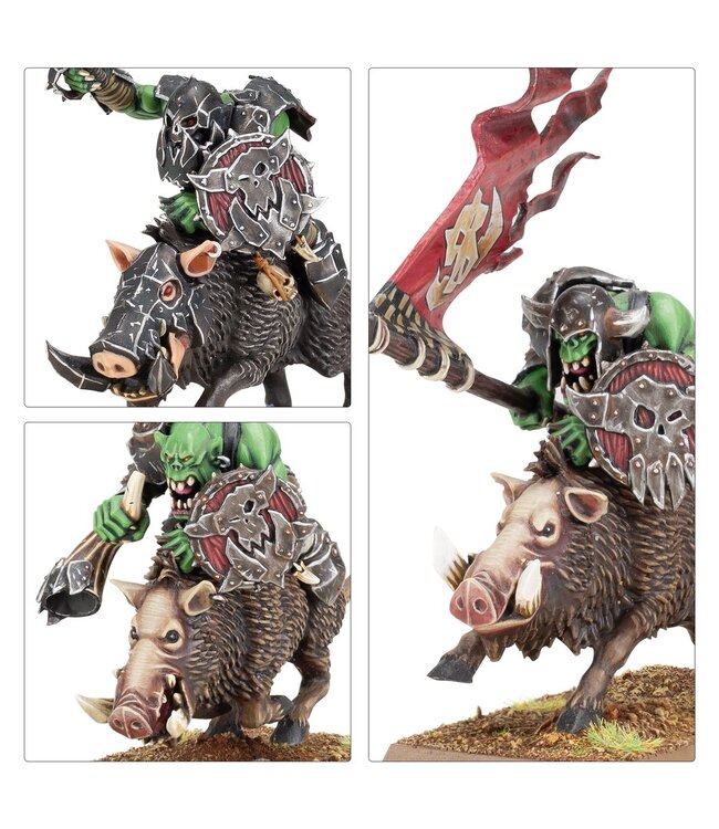 Warhammer The Old World - Orc & Goblin Tribes: Orc Boar Boyz Mob