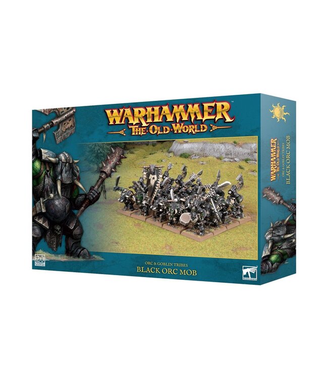 Warhammer The Old World - Orc & Goblin Tribes: Black Orc Mob