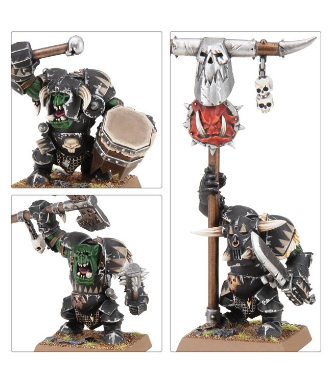 Warhammer The Old World - Orc & Goblin Tribes: Black Orc Mob