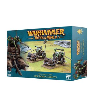 Citadel Miniatures PREORDER (04-05-2024) - Orc & Goblin Tribes: Orc Boar Chariots