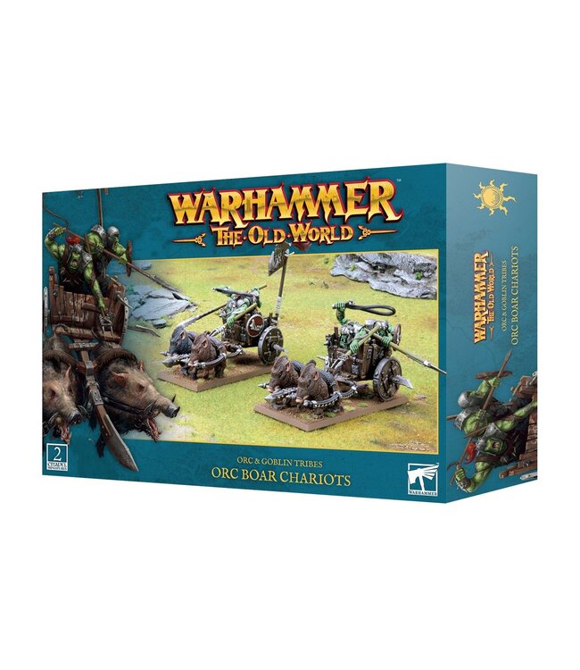Warhammer The Old World - Orc & Goblin Tribes: Orc Boar Chariots