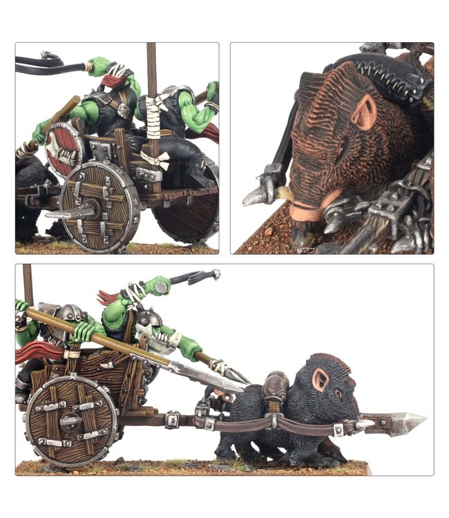 Warhammer The Old World - Orc & Goblin Tribes: Orc Boar Chariots