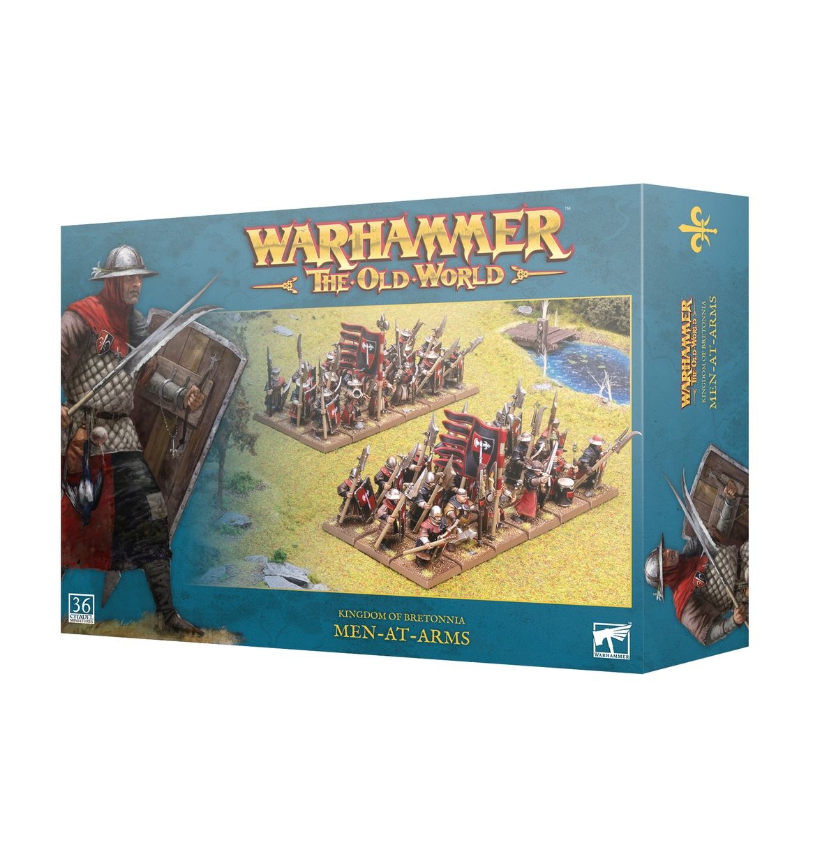 Citadel Miniatures Kingdom of Bretonnia: Men-At-Arms afbeelding
