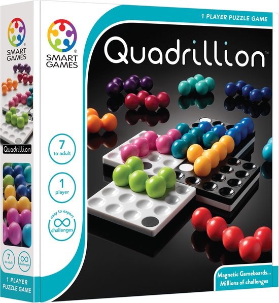 SmartGames Quadrillion Puzzle Game - Logic Brain Teaser For Ages 7 And Up