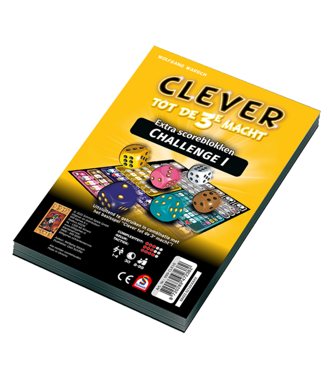 999 Games Clever tot de 3e Macht: Challenge 1 - Extra Scoreblokken (NL)