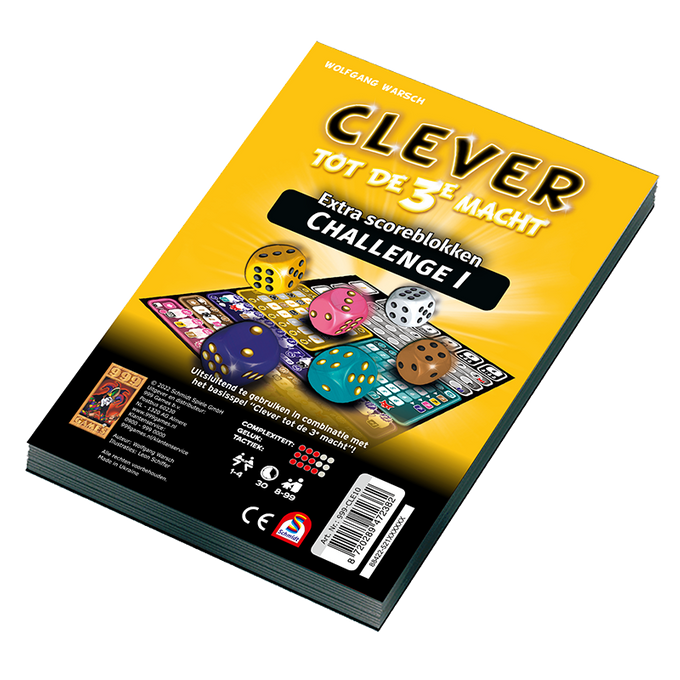 999 Games Clever tot de 3e Macht: Challenge 1 - Extra Scoreblokken (NL)