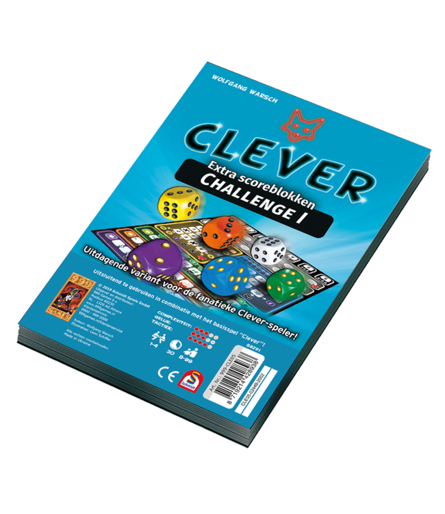 Clever: Challenge 1 - Extra Scoreblokken (NL)  - Accessoires