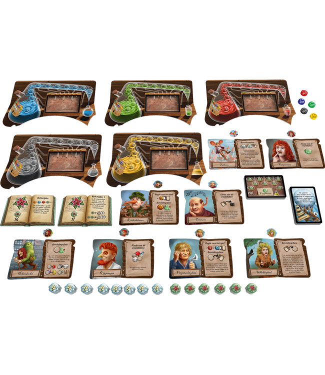 De Kwakzalvers van Kakelenburg: De Alchemisten (NL) - Board game