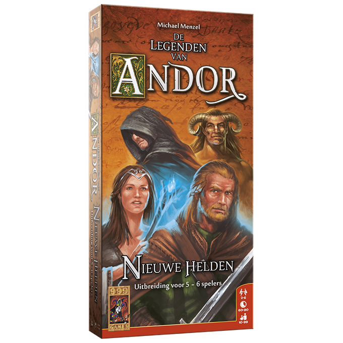 999 Games De Legenden van Andor: Nieuwe Helden 5/6 spelers