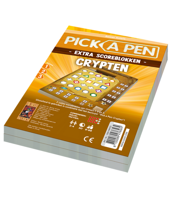 999 Games Pick a Pen: Crypten - Extra Scoreblokken (NL)