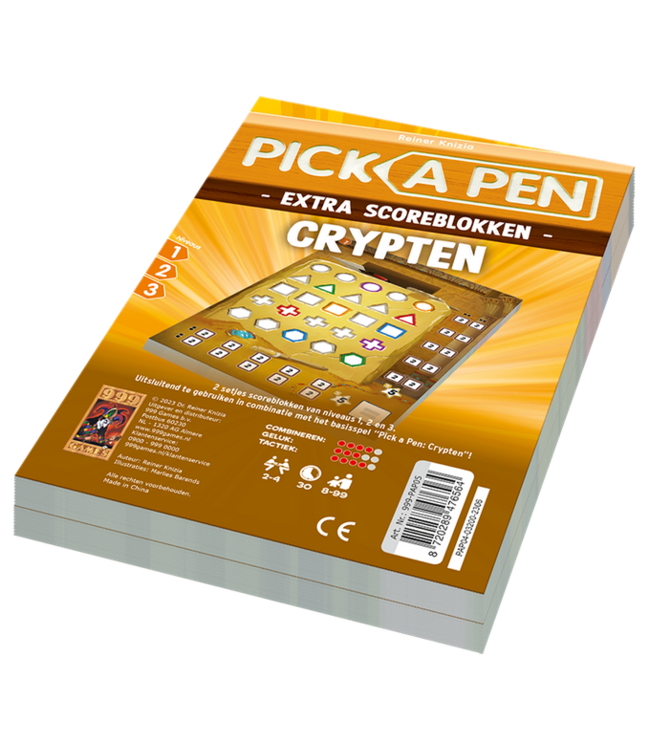 Pick a Pen: Crypten - Extra Scoreblokken (NL) - Accessoires