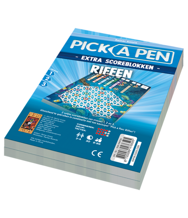 999 Games Pick a Pen: Riffen - Extra Scoreblokken (NL)