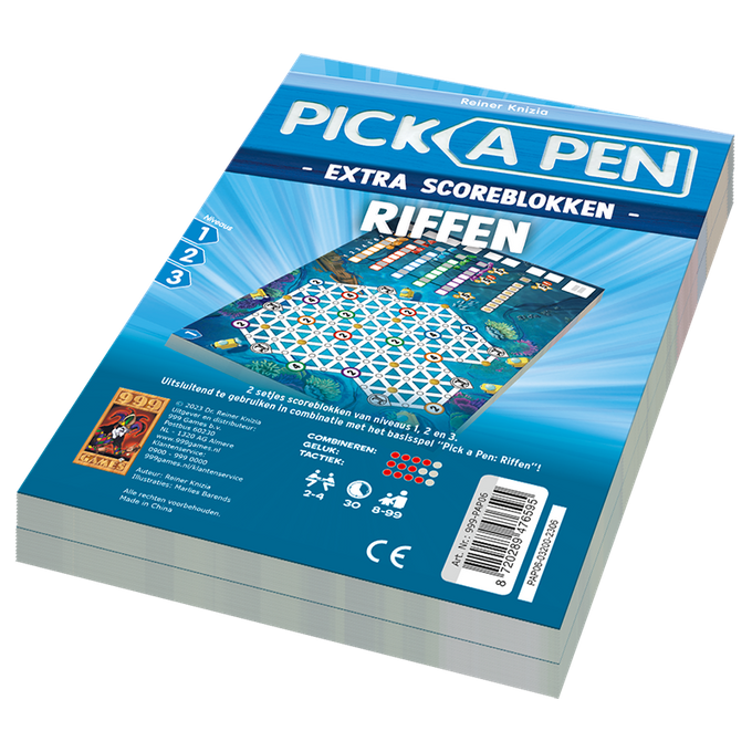 999 Games Pick a Pen: Riffen - Extra Scoreblokken (NL)
