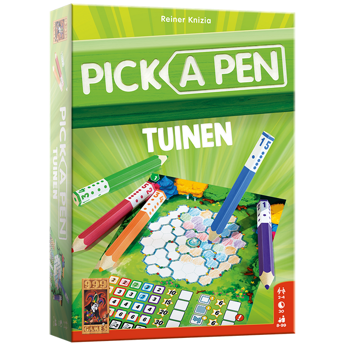 999 Games Pick a Pen: Tuinen (NL)