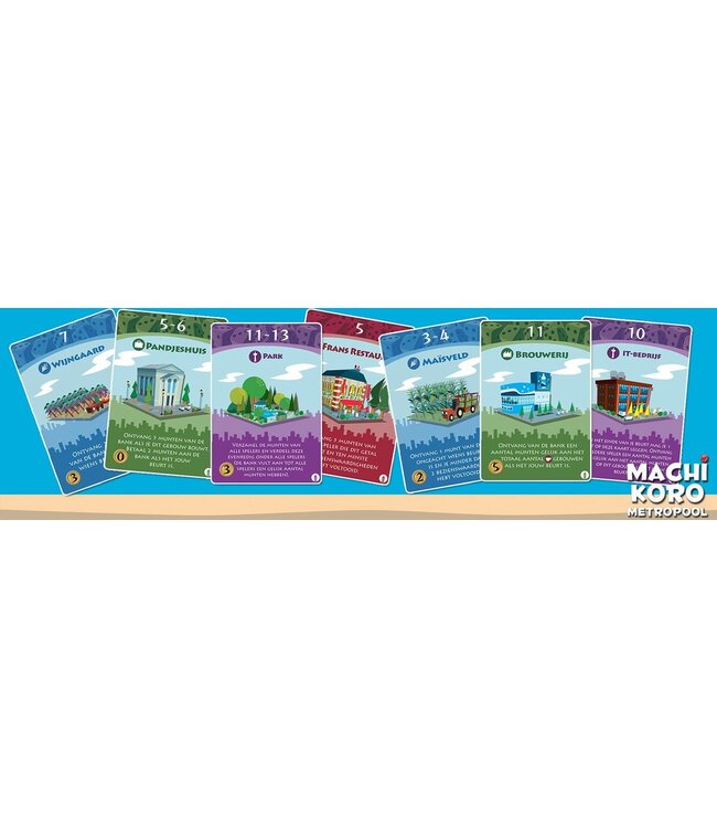 Machi Koro: Metropool (NL) - Dobbelspel