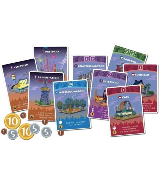 Machi Koro: Nacht (NL) - Dice game