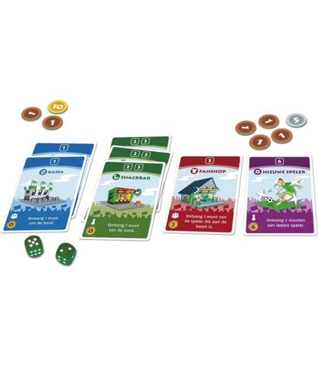 Machi Koro: Voetbal (NL) - Dobbelspel