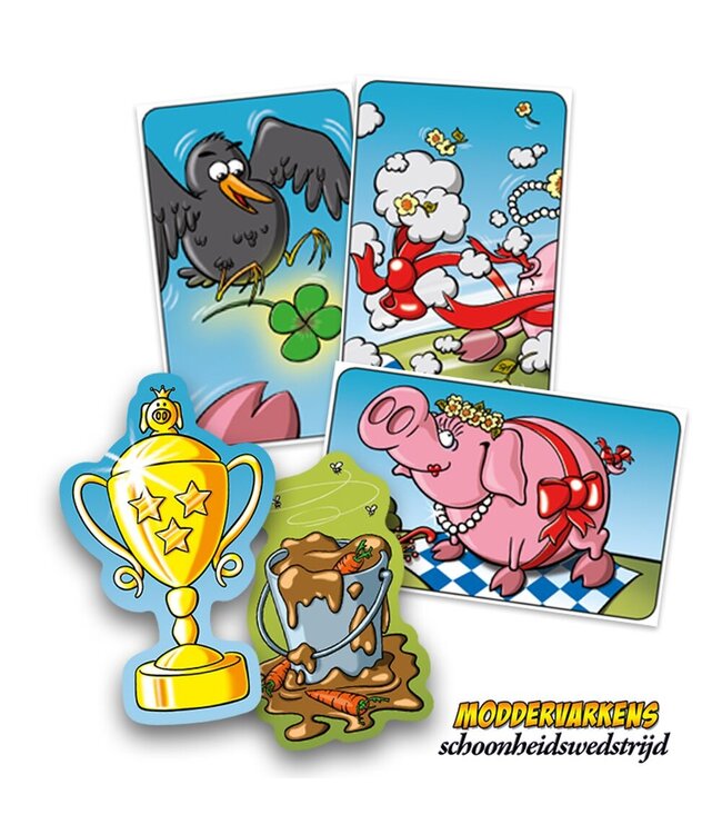 Moddervarkens: Schoonheidswedstrijd (NL) - Card game