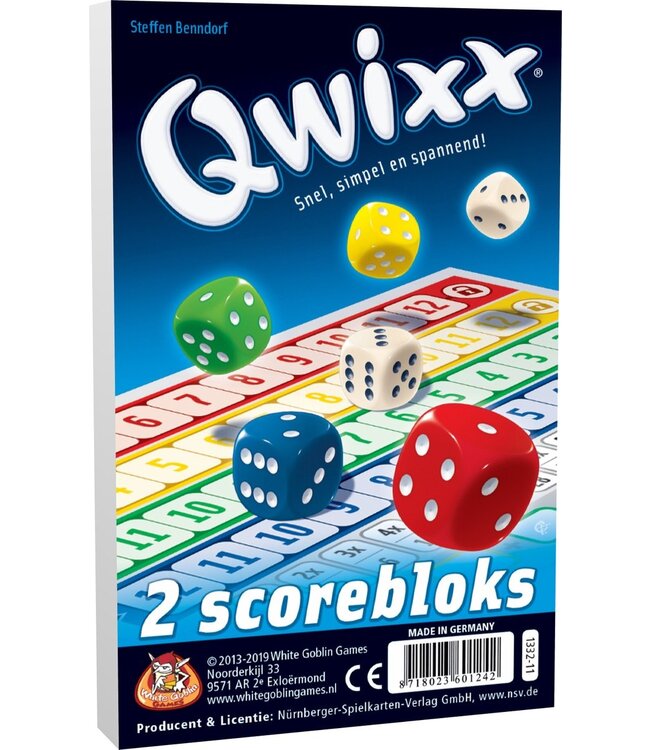 Qwixx - Extra Scoreblokken (NL) - Accessoires