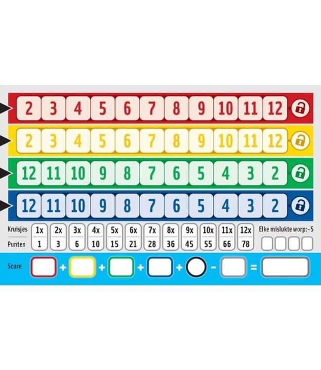 Qwixx on Board (NL) - Dice game