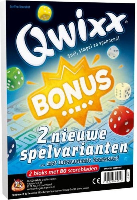 White Goblin Games Qwixx: Bonus (NL)