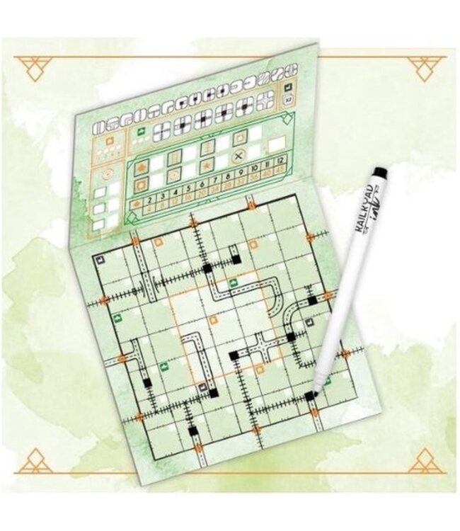 Railroad Ink: Natuurgroene Versie (NL) - Dice game