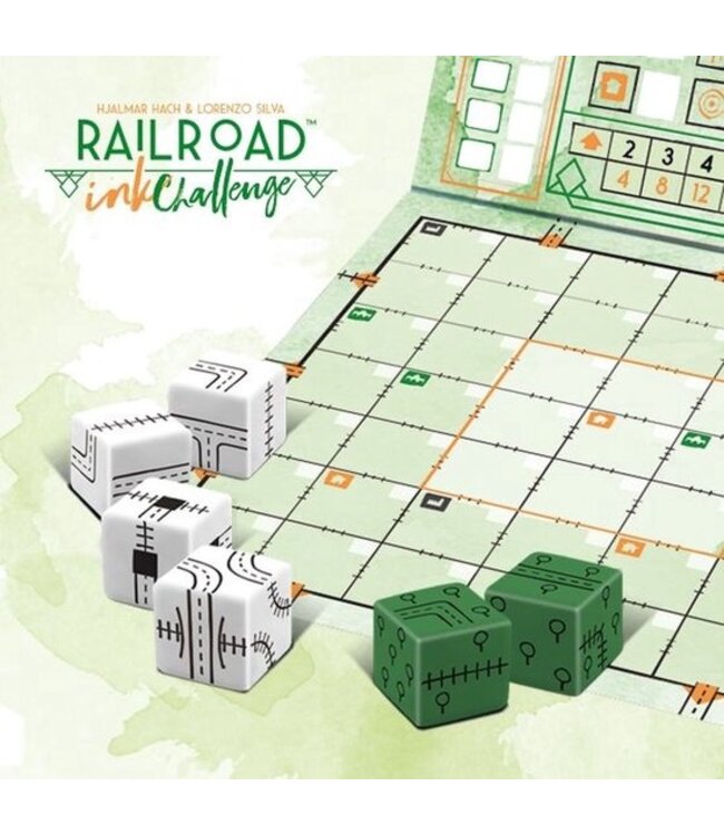 Railroad Ink: Natuurgroene Versie (NL) - Würfelspiel