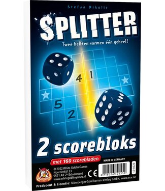 White Goblin Games Splitter - Extra Scoreblokken