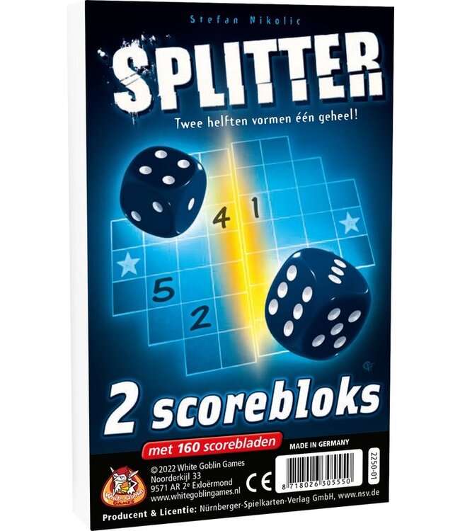 White Goblin Games Splitter - Extra Scoreblokken