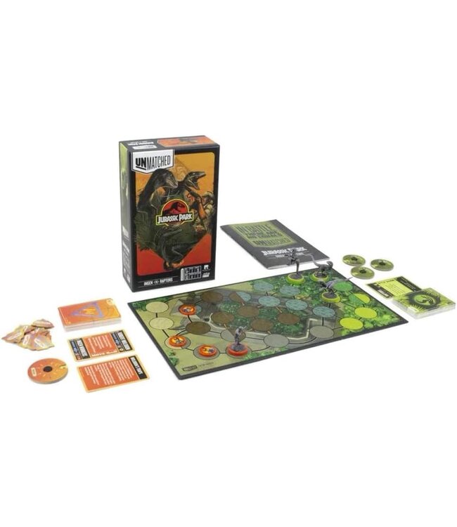 Unmatched: Jurassic Park - InGen vs Raptors (ENG) - Brettspiel
