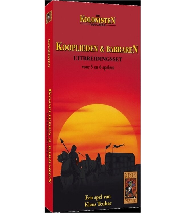 999 Games Catan: Kooplieden & Barbaren 5/6 Spelers - Houten Stukken (NL)