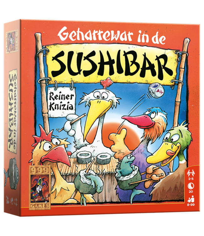 Geharrewar in de Sushibar (NL) - Dicegame