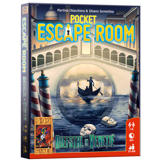 999 Games Pocket Escape Room: Diefstal in Venetië (NL)