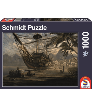 Schmidt Ship at Anchor (1000 Stukjes)