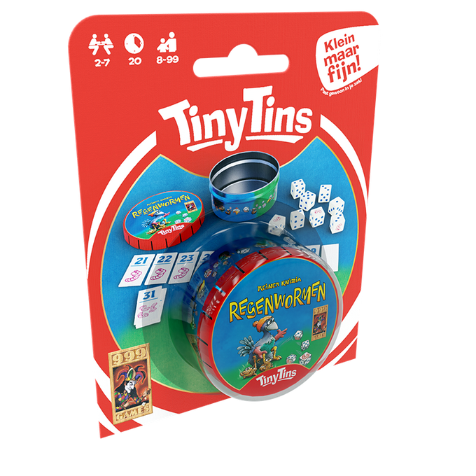 999 Games Tiny Tins: Regenwormen (NL)