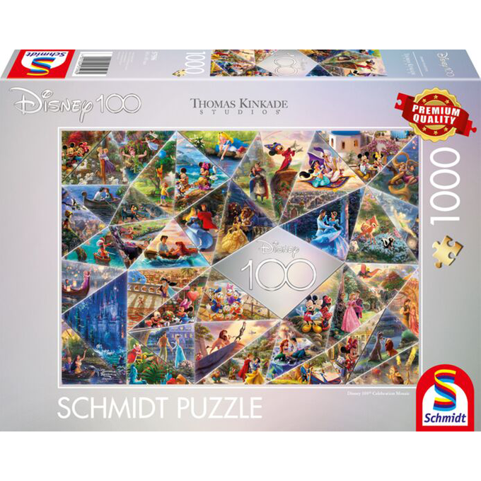 Schmidt Disney 100 Jaar Mozaïek (1000 Stukjes)