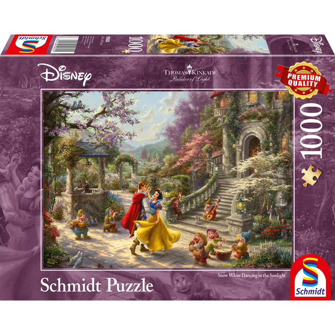 Schmidt Disney: Sneeuwwitje - Dansen met de Prins (1000 Stukjes)