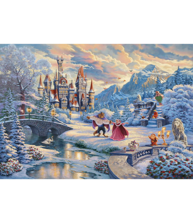 Disney: Belle en het Beest in de Sneeuw (1000 Pieces)