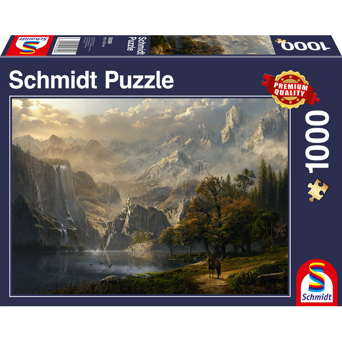 Schmidt Idyllische Waterval (1000 Stukjes) afbeelding