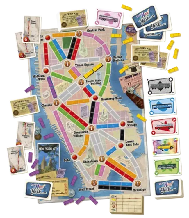 Ticket to Ride: New York (NL) - Boardgame