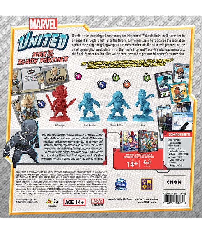 Marvel United: Rise of the Black Panther Expansion (ENG) - Boardgame